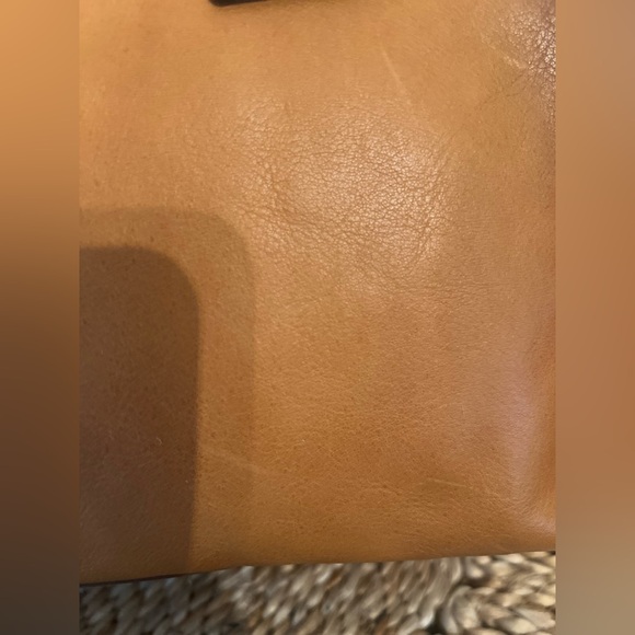 CAVALCANTI  Burnished Italian Leather Satchel Crossbody Tote Bag NEW - Picture 9 of 11